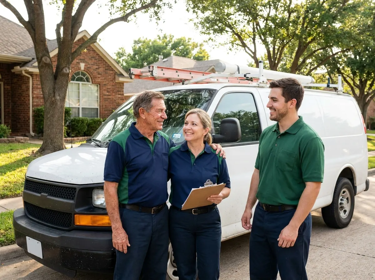 The MeadowLock Pest Services team, pest control services in Dallas, TX